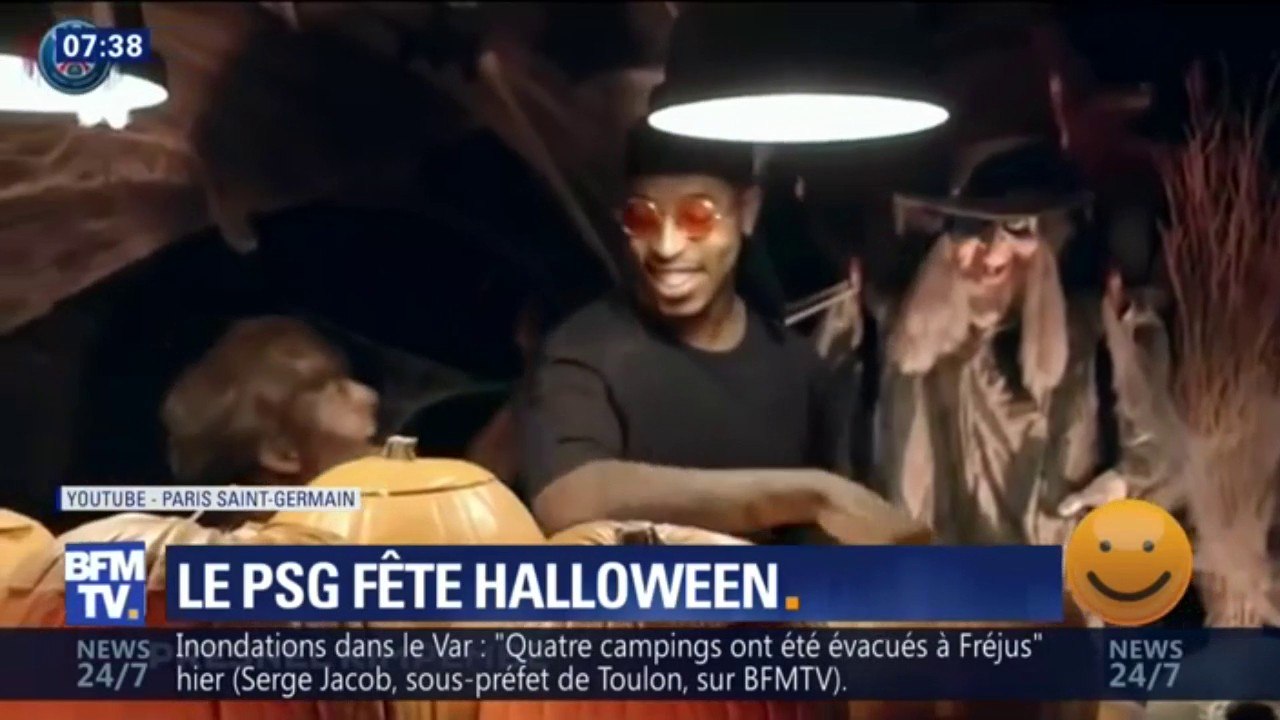 Les stars du PSG ont aussi fêté Halloween... et certains ont eu très peur