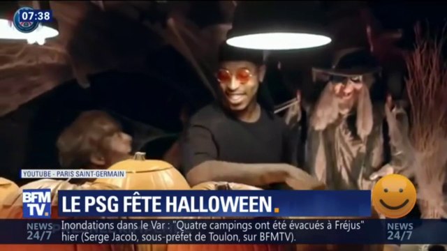 Les stars du PSG ont aussi fêté Halloween... et certains ont eu très peur