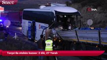 Kastamonu da kaza 2 ölü 39 yaralı