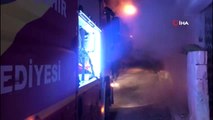 Horasan'da Elektrik Kontağından Çıkan Yangın İtfaiye Ekiplerince Söndürüldü