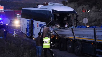 Tosya’da otobüs kazası: 2 ölü, 27 Yaralı