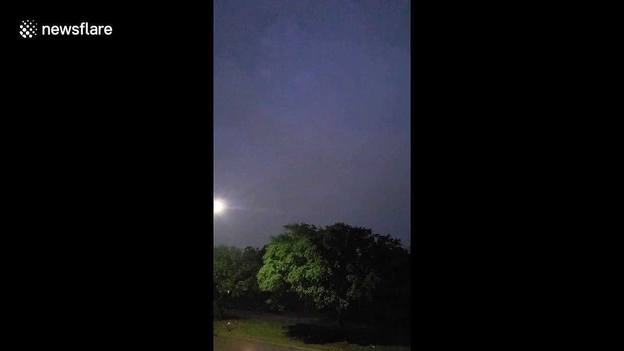 Tornado, lightning storm strikes eastern Texas on Halloween night