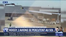 À Roissy, deux avions se sont percutés sur le tarmac sans faire de blessé
