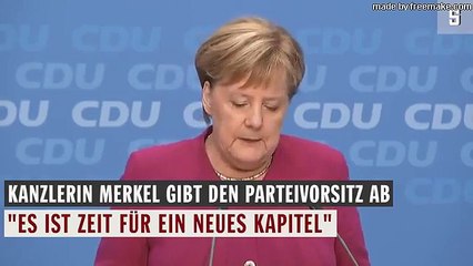 Erklärung von Kanzlerin Merkel   Es ist Zeit für ein neues Kapitel