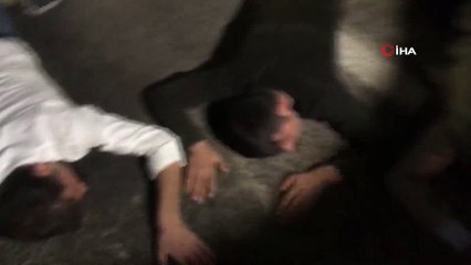 Bomba düzeneği yüklü araç ile böyle yakalandılar