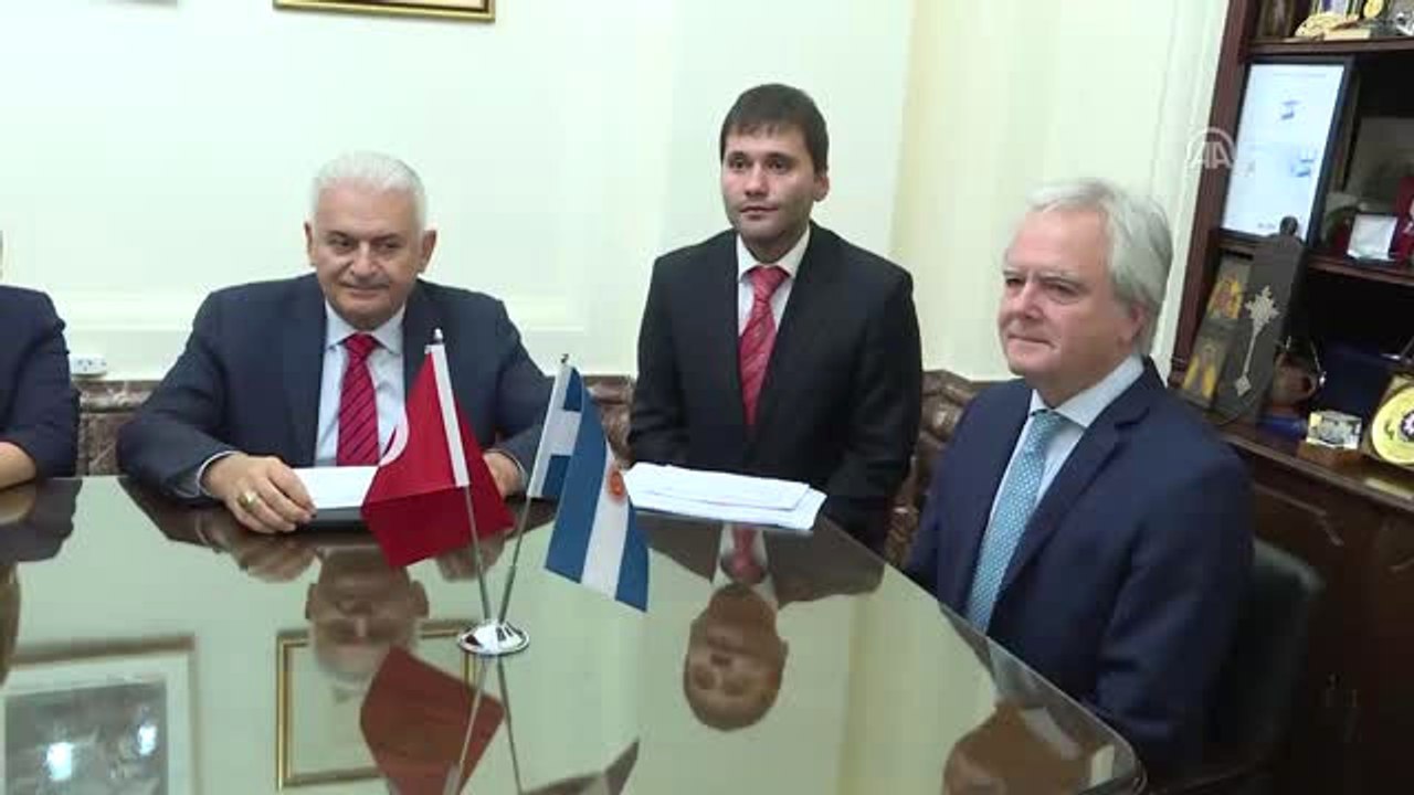 TBMM Başkanı Yıldırım, Arjantin Senato Geçici Başkanı Pinedo ile Görüştü - Buenos Aıres