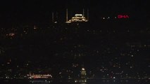 İstanbul- Çamlıca Camii Aydınlatıldı