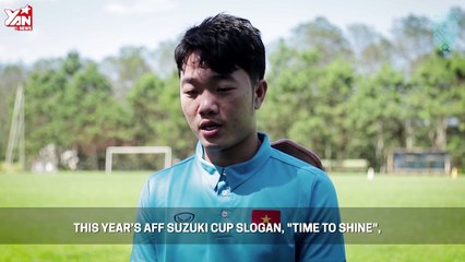 Tiền vệ Lương Xuân Trường đại diện cho ĐTVN bày tỏ quyết tâm trước thềm AFF Suzuki Cup 2018