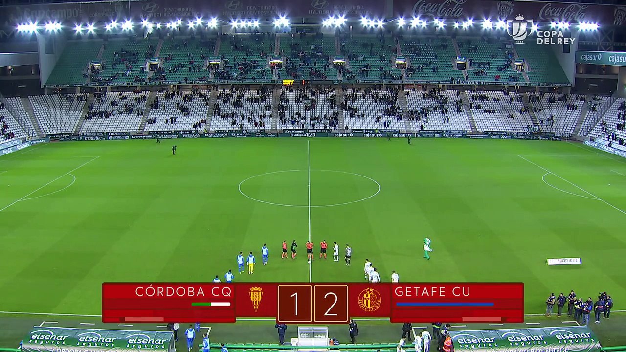 Copa del Rey 2018/2019: Resumen y goles del Córdoba 1-2 Getafe