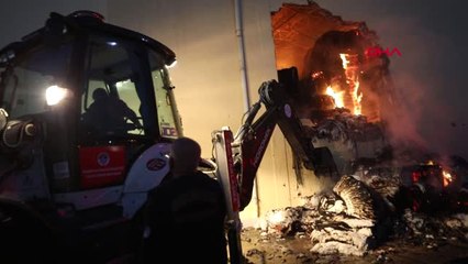 Mersin Pamuk Deposunda Yangın