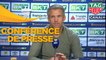 Conférence de presse Toulouse FC - FC Lorient (0-1) : Alain  CASANOVA (TFC) - Mickaël LANDREAU (FCL) - CDL BKT 2018/2019