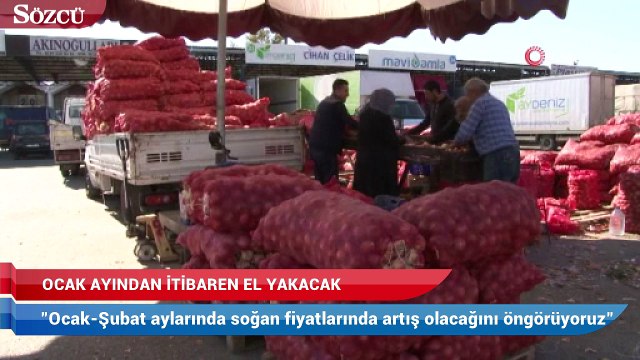 Kuru soğan Ocak ayından itibaren yine el yakacak