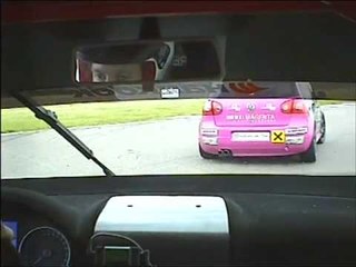 VW Golf GTI Mk5 crash at Rockingham (2008)