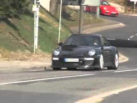 Porsche 911 GT3 RS (2009) spy video