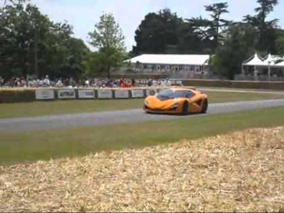 Frazer-Nash Namir up the hill at Festival of Speed (2009)