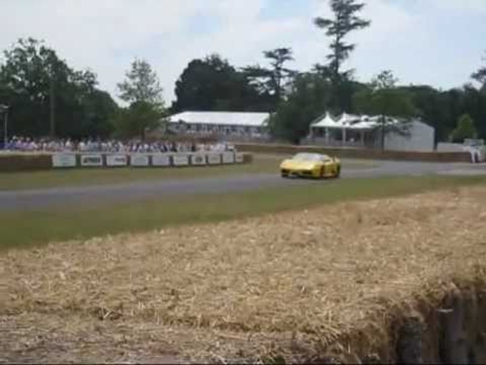 Ferrari Scuderia 16M up the hill at Festival of speed (2009)