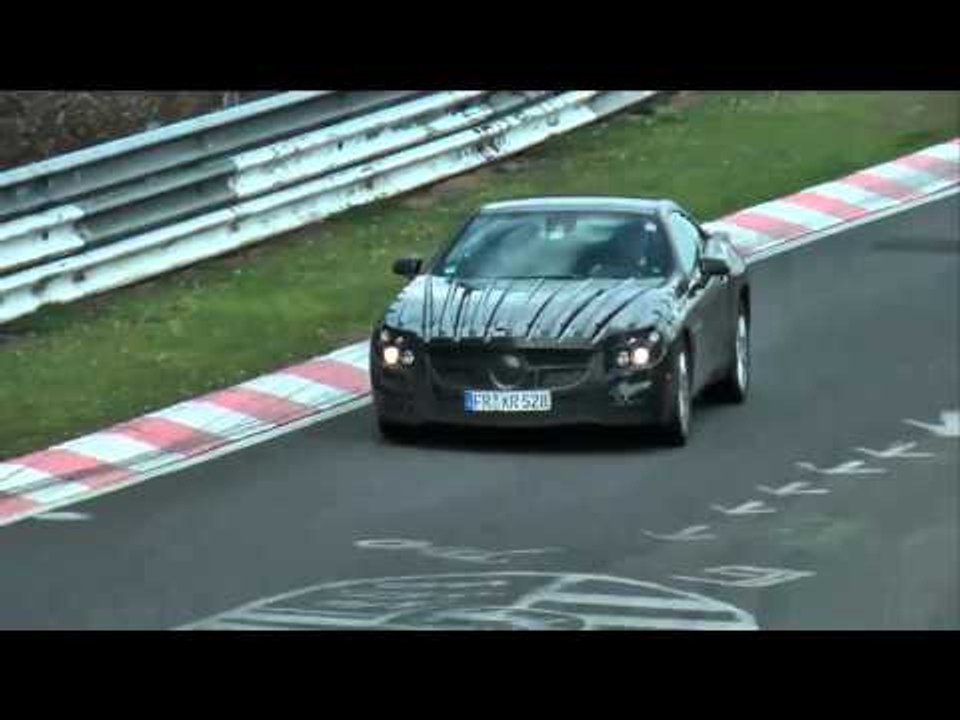 Mercedes SL (2008) spy video