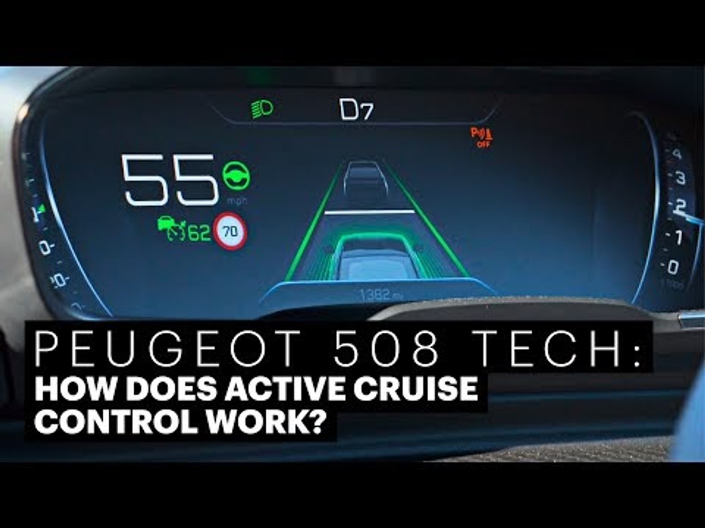 Peugeot 508 Active Cruise Control - video Dailymotion