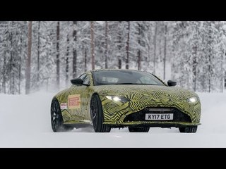 New 2018 Aston Martin Vantage reviewed - on ice