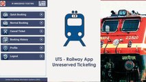 Railway General Ticket Booking की परेशानी खत्म, अब UTS APP से Book होगी Ticket | वनइंडिया हिंदी