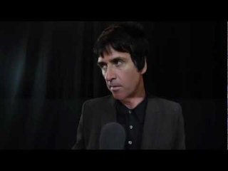 Johnny Marr speaks after winning Q Hero at the 2012 Q Awards