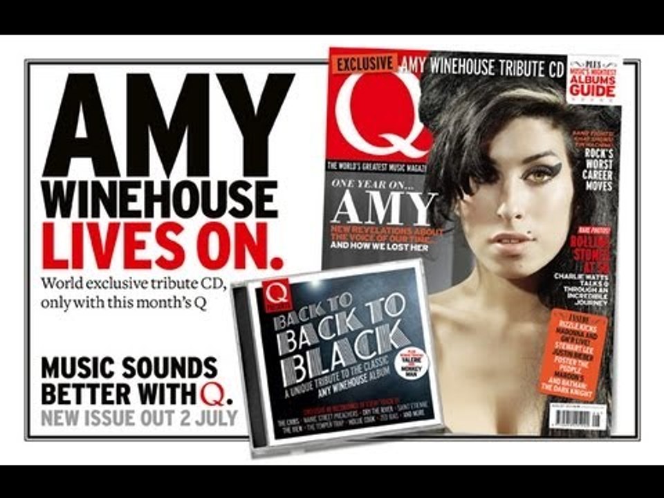 Back To... Back To Black - Amy Winehouse covers CD free with Q313 out 2 July
