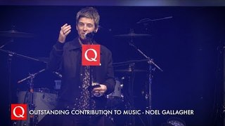 Bono Presents Noel Gallagher with the Outstanding Contribution To Music Award #QAwards