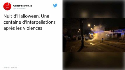 Nuit d’Halloween. Une centaine d'interpellations après les violences