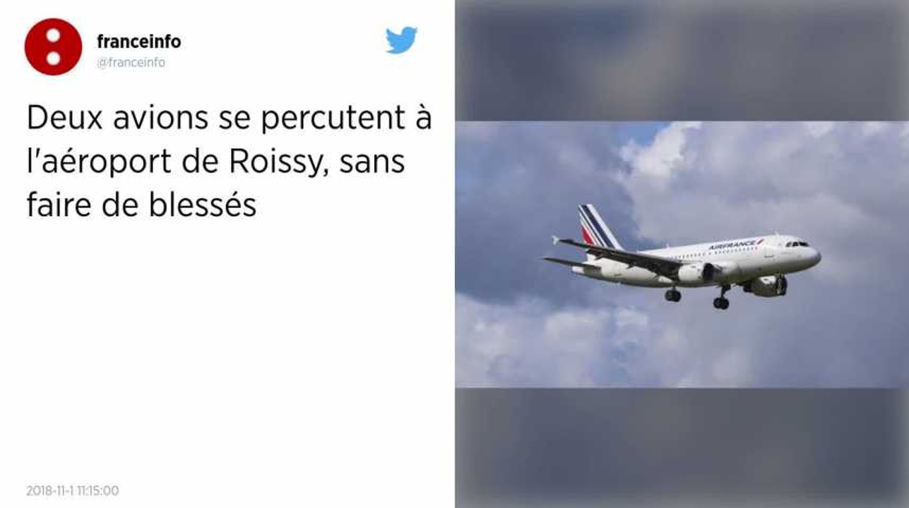 Aéroport de Roissy. Deux avions se percutent au sol : une enquête ouverte