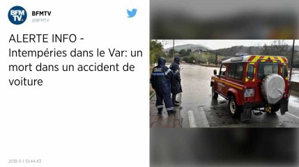Intempéries dans le Var. Une personne retrouvée morte