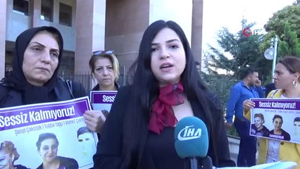 Kadınlardan Katil Zanlısı Taş'ın Öldürülen Eşi ve Teyzesine Destek