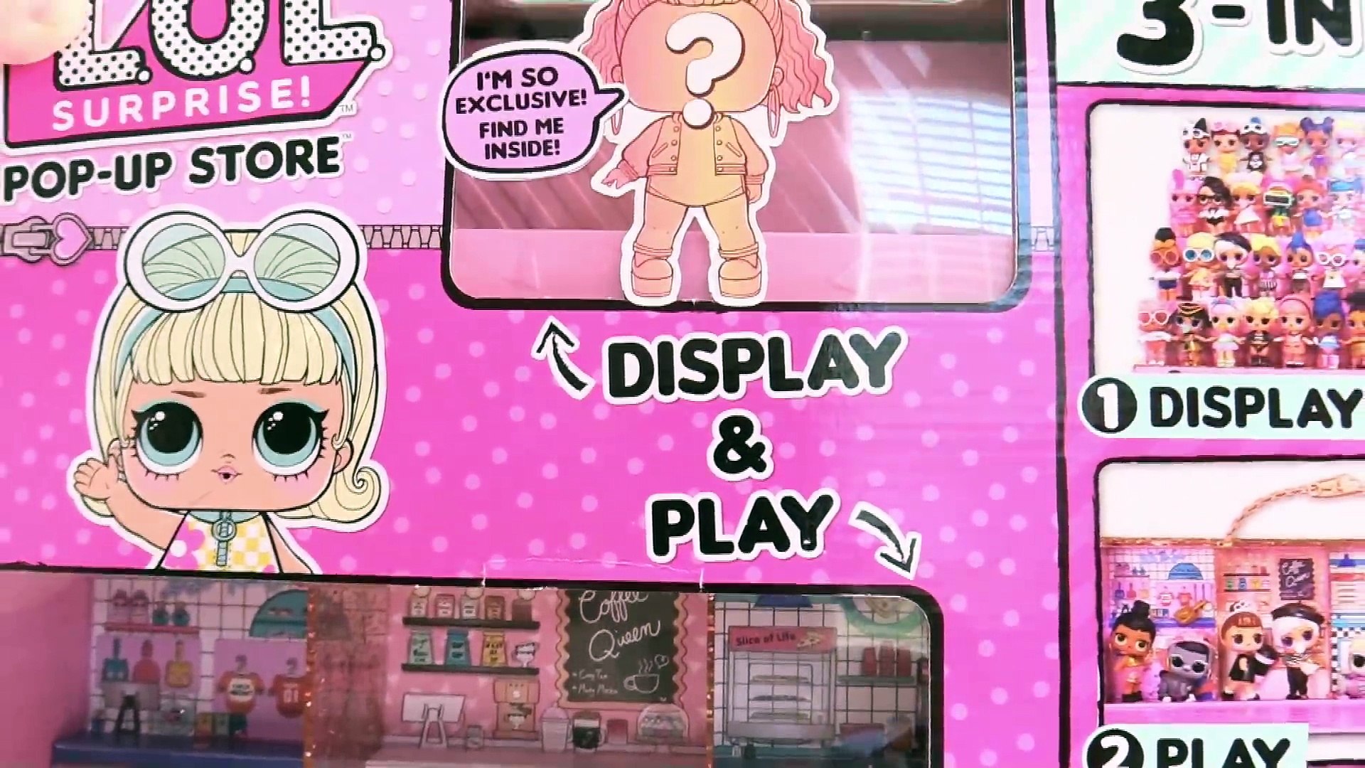 LOL Surprise Pop Up Store Exclusive Doll Display Playset Unboxing Review _  PSToyReviews - Video Dailymotion