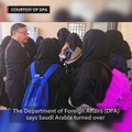 Saudi Arabia turns over OFWs arrested in Halloween party raid