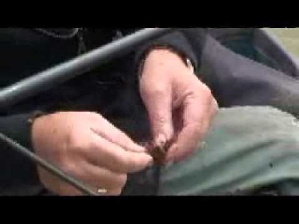 Chopped worm fishing on commercials