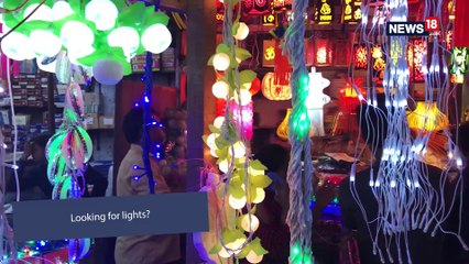 Blinding and Flickering : Diwali lights at Bhagirath Palace