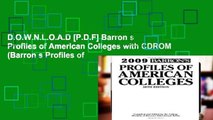 D.O.W.N.L.O.A.D [P.D.F] Barron s Profiles of American Colleges with CDROM (Barron s Profiles of