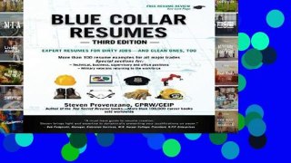 [P.D.F] Blue Collar Resumes, Third Edition: Third Edition [A.U.D.I.O.B.O.O.K]