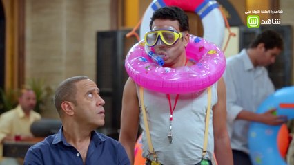 فيديو كوميدي .. رمزي يجد له حلاًّ يحميه بعد غرق مصر بالمياة !
