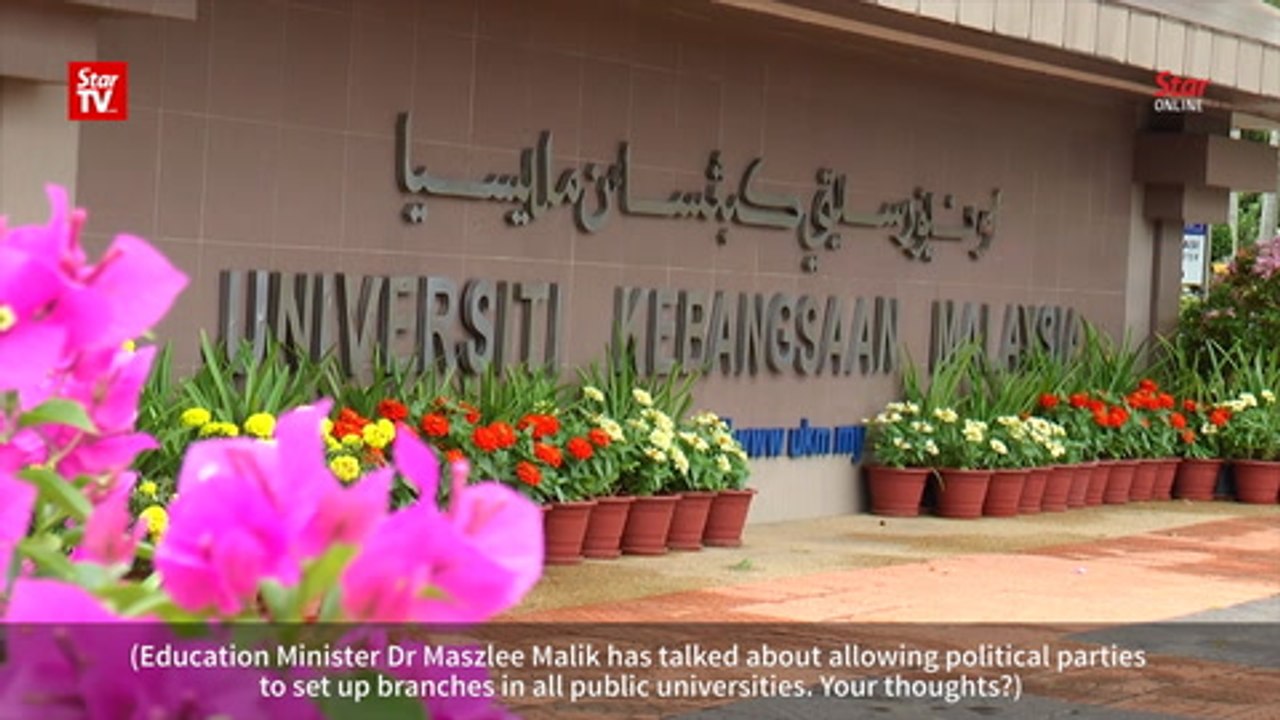 Dr M not in favour of political party branches in universities