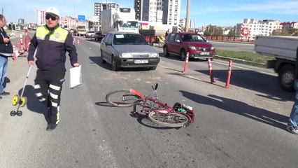 Otomobil bisiklete çarptı: 1 yaralı