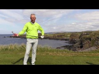 Golf swing tips - Master the Links - Ailsa 9th Tee Shot