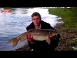 Will Ablett with his pristine 14lb 8oz barbel from the river Trent