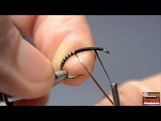 Peter Gathercole ties a Black Quill Buzzer