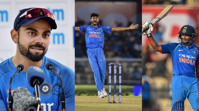 India VS West Indies: Virat Kohli hails Ambati Rayudu and Khaleel Ahmed | वनइंडिया हिंदी