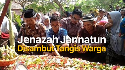 Detik-detik Jenazah Jannatun Tiba di Rumah Duka