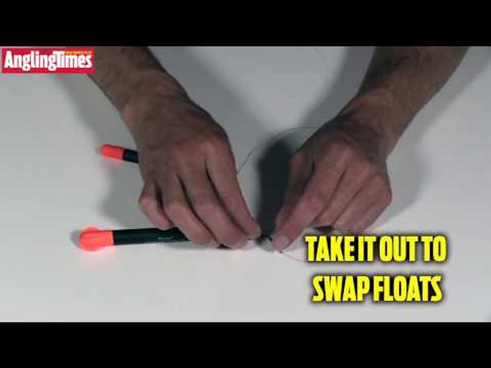 How to tie a rig for pellet waggler fishing