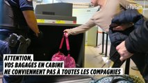 Attention, vos bagages en cabine ne conviennent pas à toutes les compagnies