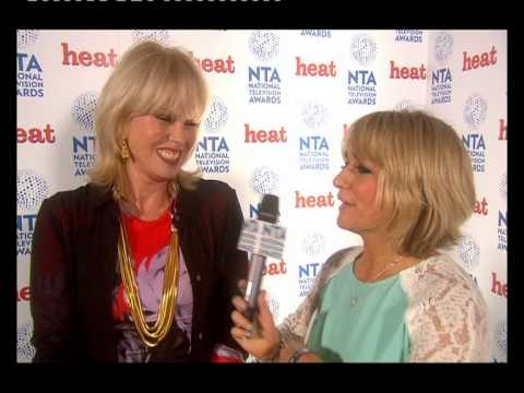 NTA's: Joanna Lumley side of stage for Frozen Planet