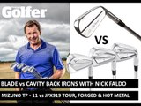 Blade vs Cavity Back irons with Sir Nick Faldo