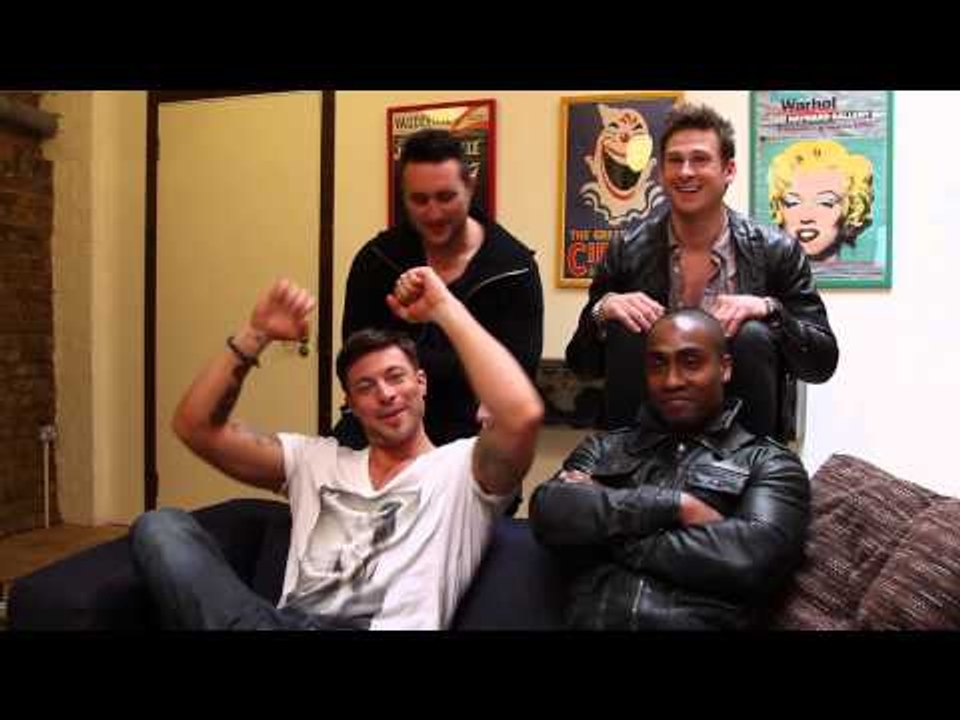 Lee Ryan and the rest of Blue play 'Ryan or Paraguayan?' for heat's Twitter Awards